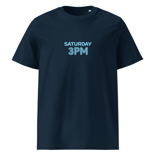 Saturday 3pm White/Navy T-Shirt