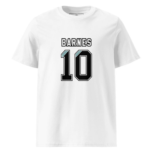 Barnes 10 White T-Shirt | Liverpool Legend Inspired Tee