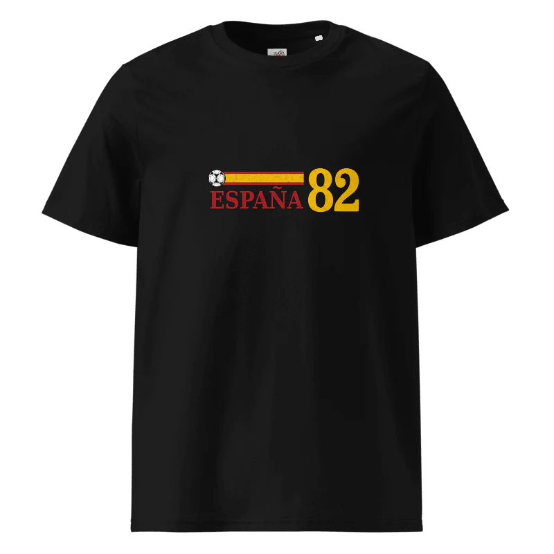 España 82- Retro World Cup T-Shirt White/Black