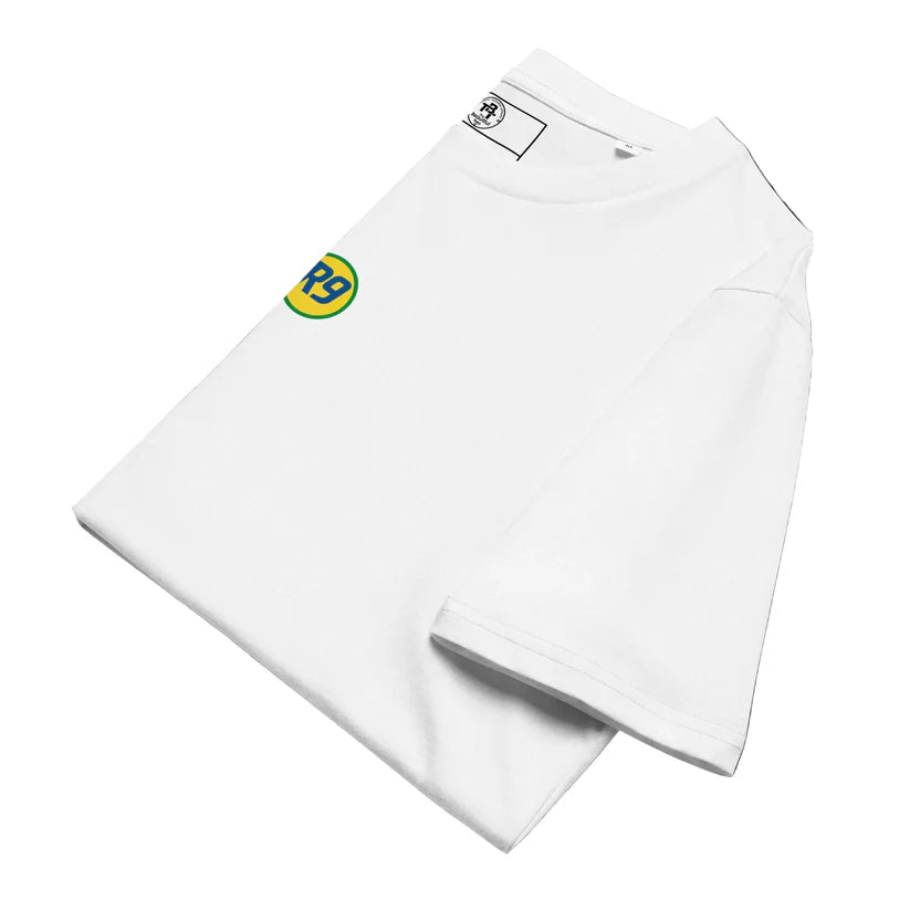 R9 T-Shirt | Ronaldo 9 Football Tee in Black, Navy & White