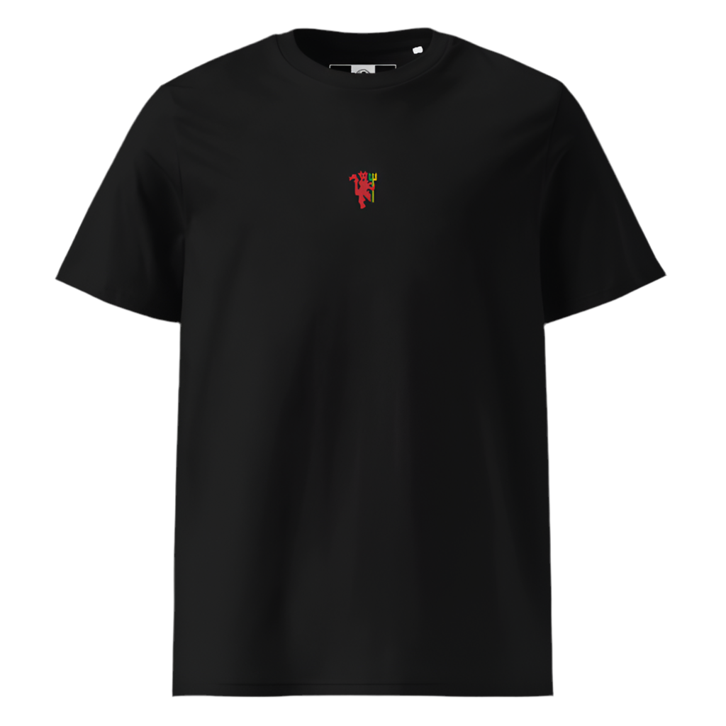 Manchester United Red Devil T-Shirt Black/White