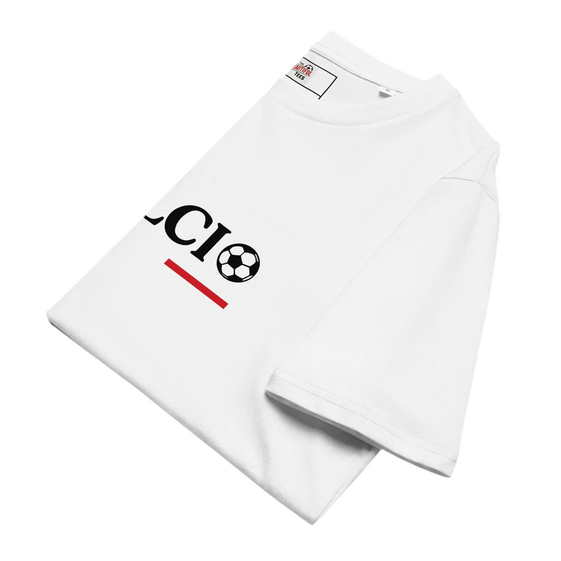 Italian Calcio Classic White T-Shirt - Vintage Football Style