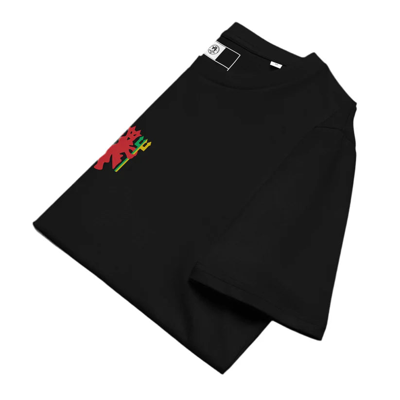 Manchester United Red Devil T-Shirt Black/White