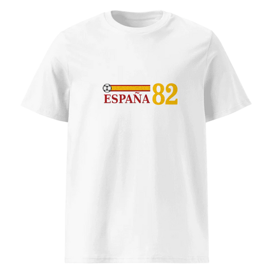 España 82- Retro World Cup T-Shirt White/Black