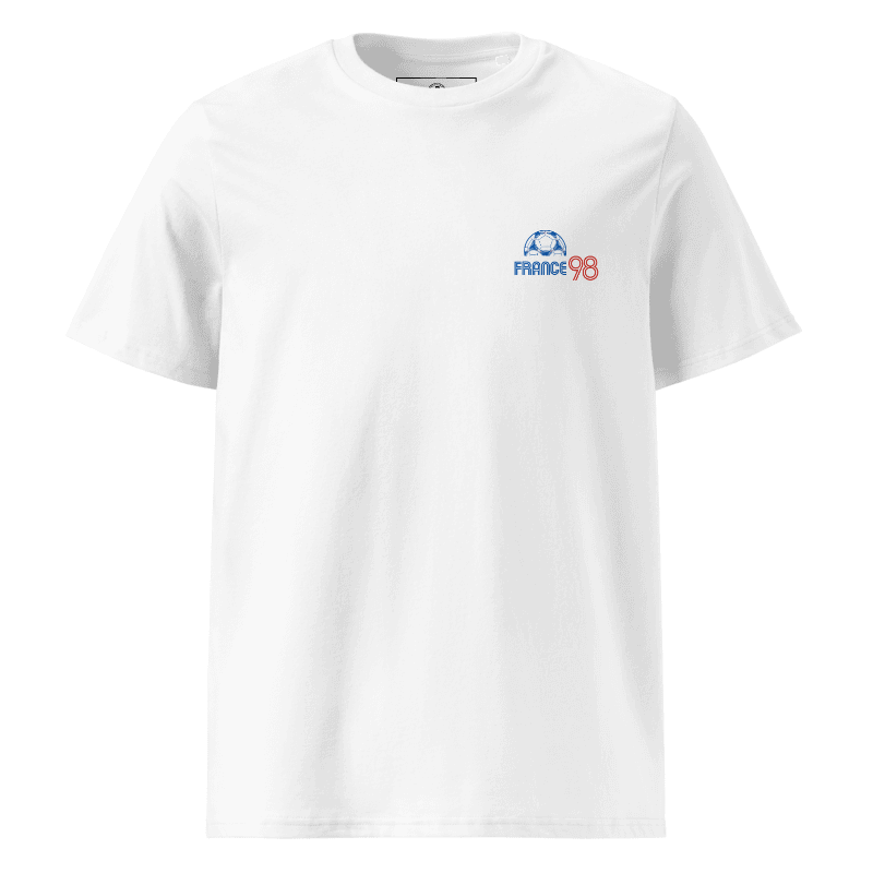 France 98 World Cup Nostalgia Navy/White T-Shirt