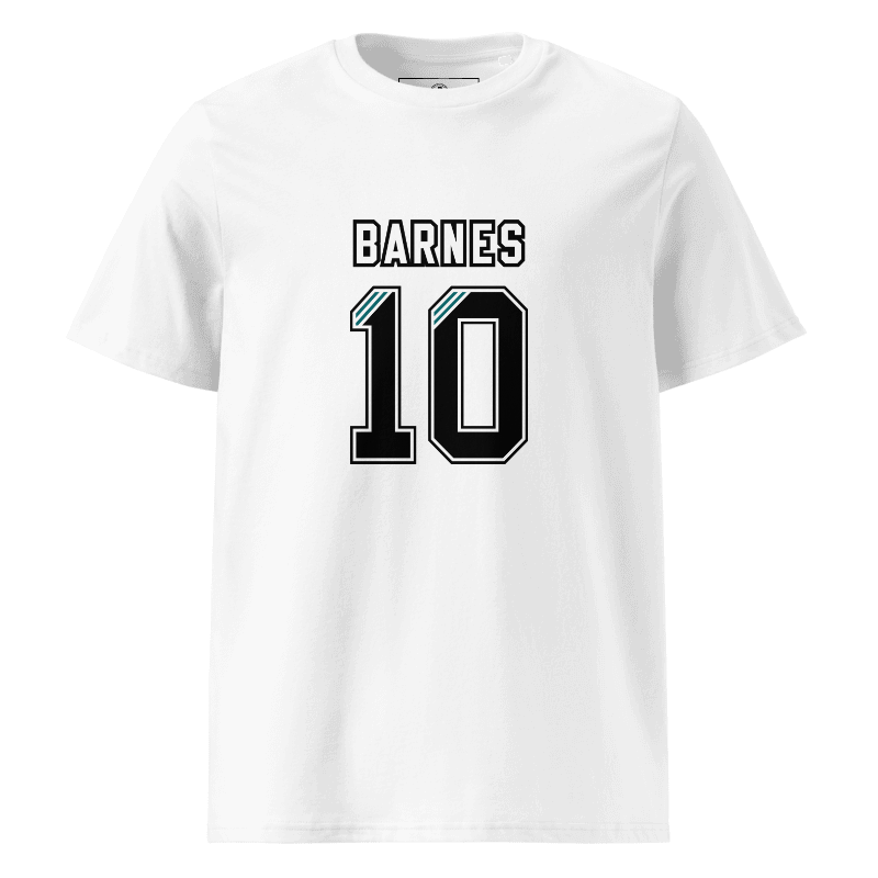 Barnes 10 White T-Shirt | Liverpool Legend Inspired Tee