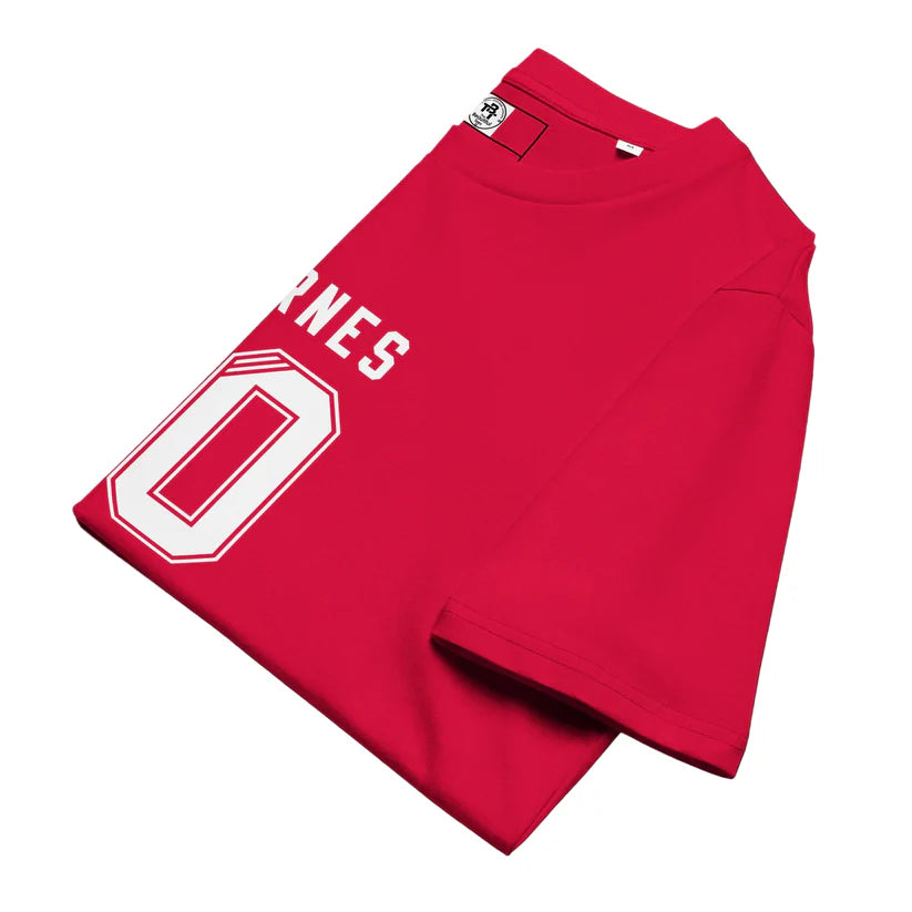 Barnes 10 Red T-Shirt | Liverpool Legend Inspired Tee